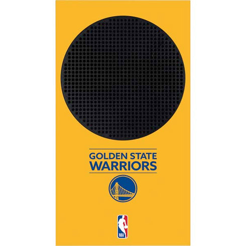 NBA Golden State Warriors Standard - Yellow Xbox Series S Console Skin